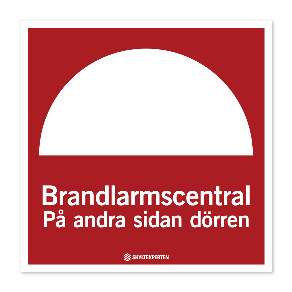 Brandlarmcentral På andra sidan dörren