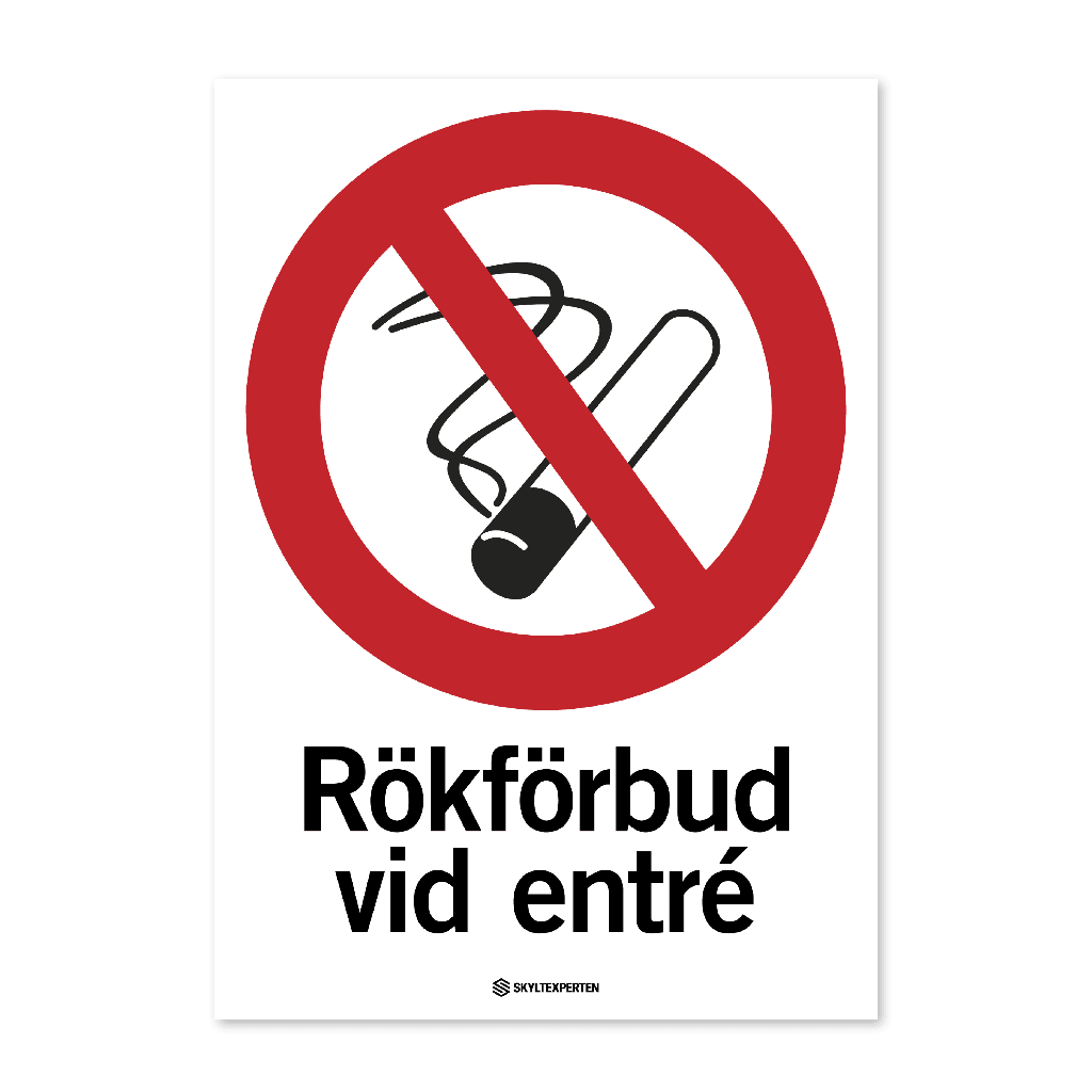 Rökförbud vid entré