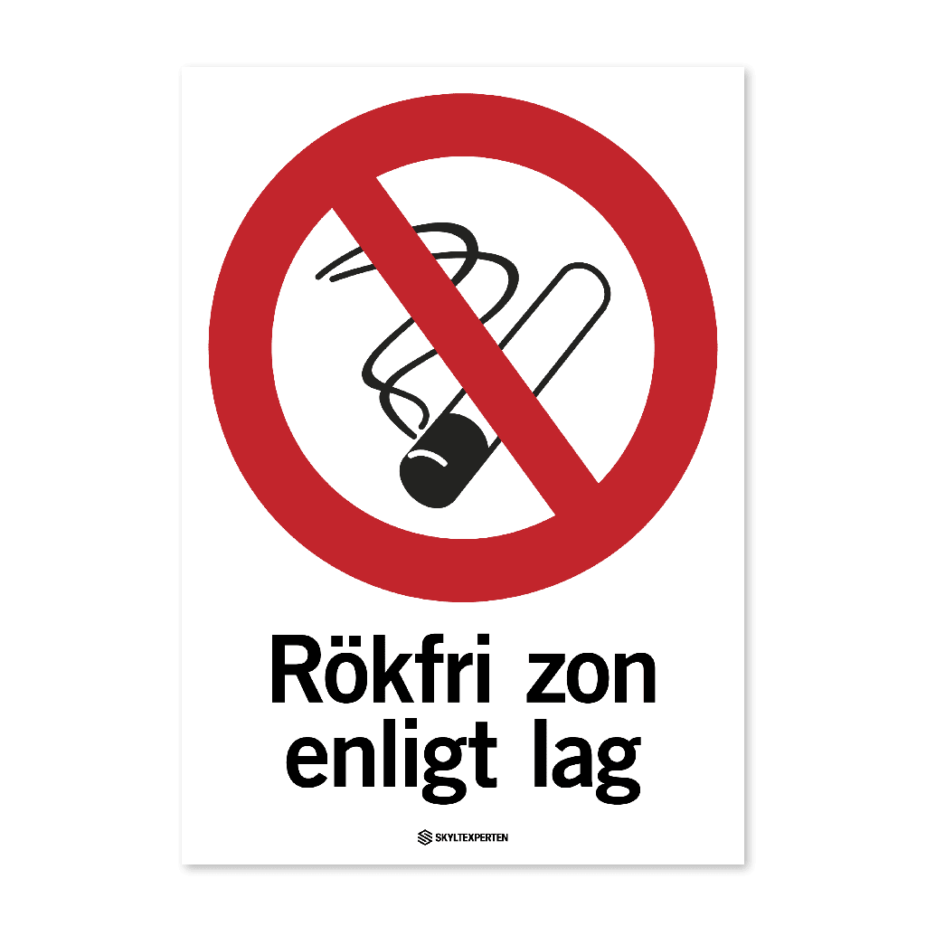 Rökfri zon enligt lag